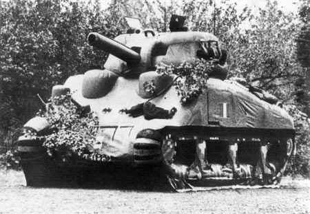 Dummy Sherman Tank