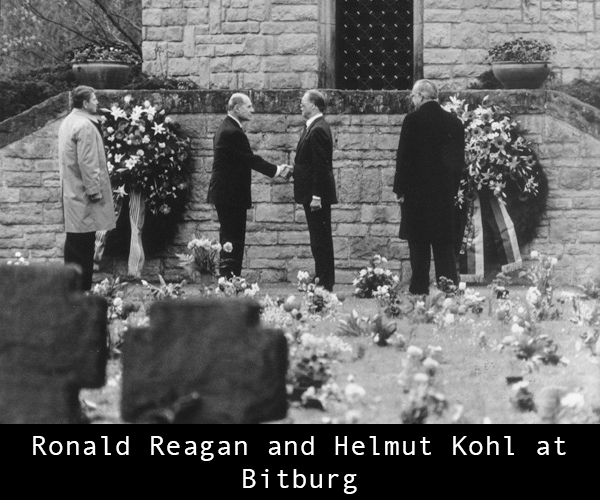 Reagan and Kohl at Bitburg